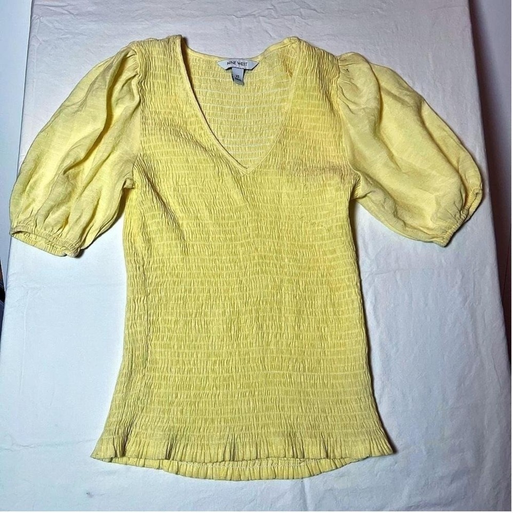 Yellow Nine West top